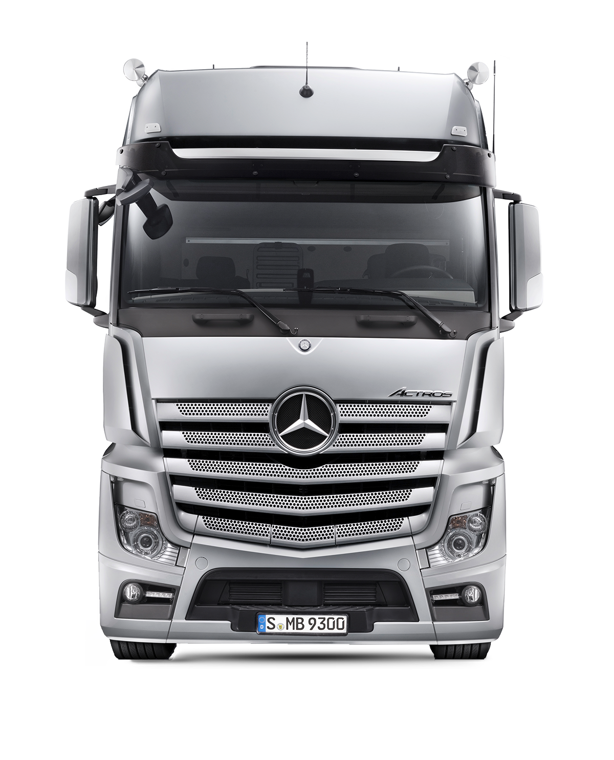 Mercedes camion grigio